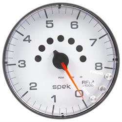 Auto Meter P238128 Spek-Pro Tachometer, 5, 0-8,000 RPM, Flat Lens