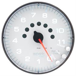 Auto Meter P239128 Spek-Pro Tachometer, 5, 0-11,000 RPM, Flat Lens