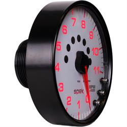 Auto Meter P23912 Spek-Pro Tachometer, 5, 0-11,000 RPM, Domed Lens