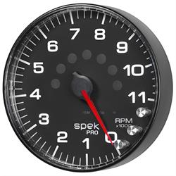 AutoMeter P239328 Spek-Pro Digi. StepperMotor In-Dash Tach Gauge