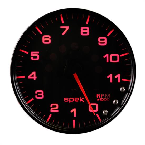 Auto Meter P23932 Spek-Pro Tachometer, 5, 0-11,000 RPM, Domed Lens