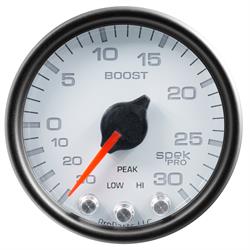 Auto Meter P30212 Spek-Pro Boost/Vacuum Gauge, 2-1/16, 30 PSI, Domed