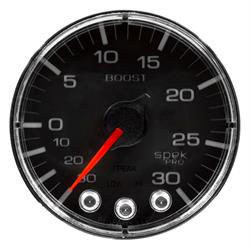 Auto Meter P302318 Spek-Pro Boost/Vacuum Gauge, 2-1/16, 35 PSI, Flat