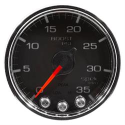 Auto Meter P30331 Spek-Pro Boost Gauge, 2-1/16, 0-35 PSI, Domed Lens