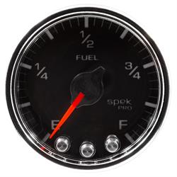 Auto Meter P31231 Spek-Pro Fuel Level Gauge, 2-1/16, 0-300 Ohm, Domed