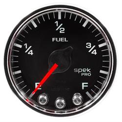 AutoMeter P31231 Spek-Pro Fuel Level Gauge,2-1/16,0-300 Ohm,Domed