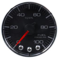 AutoMeter P314318 Spek-Pro Fuel Press. Gauge,2-1/16,0-100,Flat