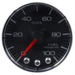 Auto Meter P314318 Spek-Pro Fuel Pressure Gauge, 2-1/16, 0-100 PSI, Flat