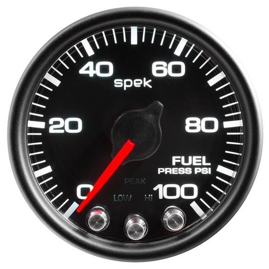 AutoMeter P31432 Spek-Pro Fuel Press. Gauge,2-1/16,0-100,Domed