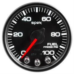 AutoMeter P31432 Spek-Pro Fuel Press. Gauge,2-1/16,0-100,Domed