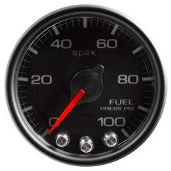 Auto Meter P31432 Spek-Pro Fuel Pressure Gauge, 2-1/16, 0-100 PSI, Domed