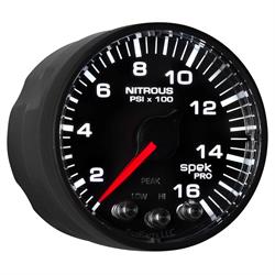 Auto Meter P320328 Spek-Pro Nitrous Gauge, 2-1/16, 0-1600 PSI, Flat