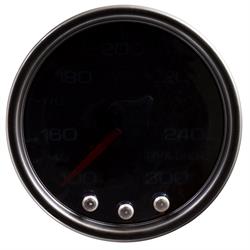 Auto Meter P32252 Spek-Pro Oil Temp Gauge, 2-1/16, 100-300 Deg., Domed