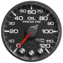 AutoMeter P325328 Spek-Pro Digital Stepper Motor Oil Press. Gauge