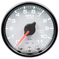 Auto Meter P33612 Spek-Pro Tachometer, 2-1/16, 0-11,000 RPM, Domed Lens