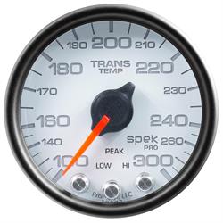 AutoMeter P34212 Spek-Pro Trans Temp Gauge,2-1/16,100-300,Domed