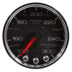 Auto Meter P34231 Spek-Pro Trans Temp Gauge, 2-1/16, 100-300 Deg., Domed