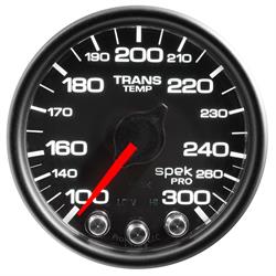 AutoMeter P34232 Spek-Pro Trans Temp Gauge,2-1/16,100-300,Domed