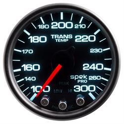 AutoMeter P34252 Spek-Pro Trans Temp Gauge,2-1/16,100-300,Domed