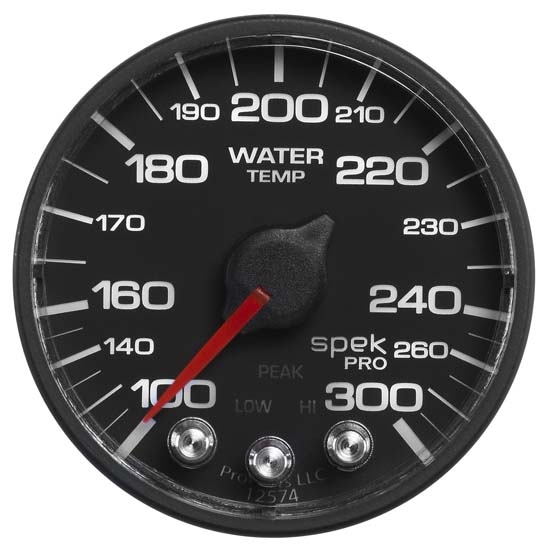 Auto Meter P346328 Spek-Pro Digital Stepper Motor Water Temp Gauge