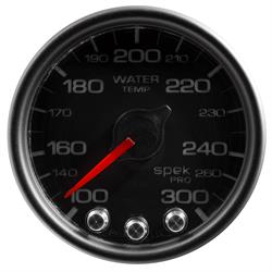 Auto Meter P34632 Spek-Pro Water Temp Gauge, 2-1/16, 100-300 Deg., Domed