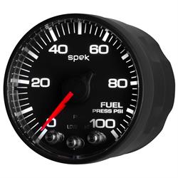 Auto Meter P514328 Spek-Pro Fuel Pressure Gauge, 2-1/16, 0-100 PSI, Flat