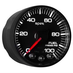 Auto Meter P514328 Spek-Pro Fuel Pressure Gauge, 2-1/16, 0-100 PSI, Flat