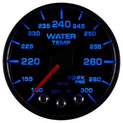 Auto Meter P546328-N2 Spek-Pro Water Temp Gauge, 2-1/16, 100-300 Deg.