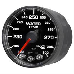 Auto Meter P546328-N3 Spek-Pro Water Temp Gauge, 2-1/16, 100-300 Deg.