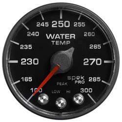 Auto Meter P546328-N3 Spek-Pro Water Temp Gauge, 2-1/16, 100-300 Deg.