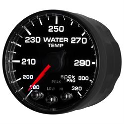 Auto Meter P552328-N1 Spek-Pro Water Temp Gauge, 2-1/16, 180-320 Deg.