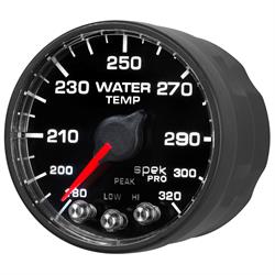 Auto Meter P552328-N1 Spek-Pro Water Temp Gauge, 2-1/16, 180-320 Deg.
