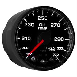 Auto Meter P553328-N1 Spek-Pro Oil Temp Gauge, 2-1/16, 180-320 Deg.