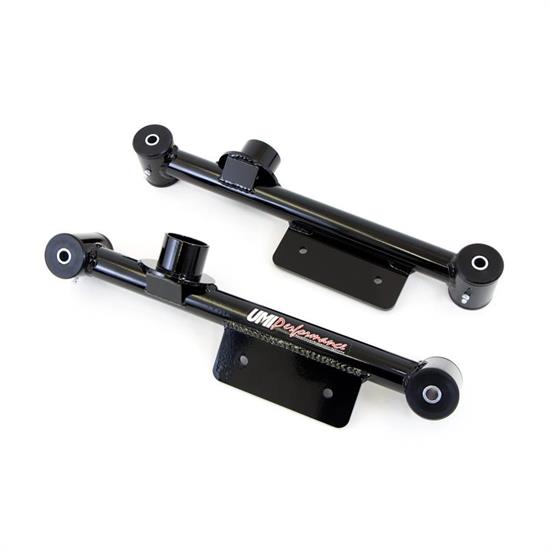 UMI 1022-B 99-04 Mustang Rear Tubular Lower Control Arms, Black