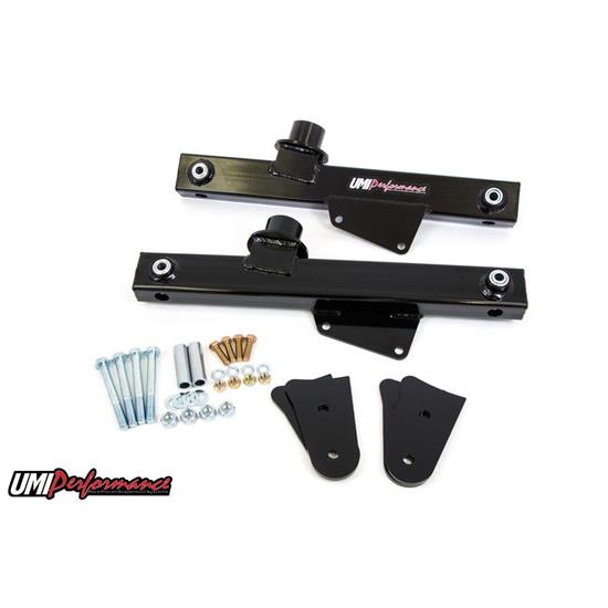 UMI 1026-B 99-04 Mustang Rear Lift Bars, Boxed Steel Tubing,Black