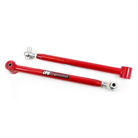UMI 1036-R 05-14 Mustang Single Adj. Lower Control Arms, Red
