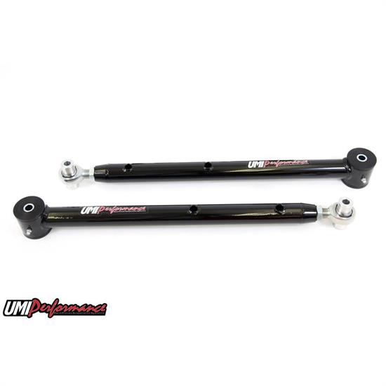 UMI 3014-B 78-88 G-Body Tubular Adj. Lower Control Arms, Black
