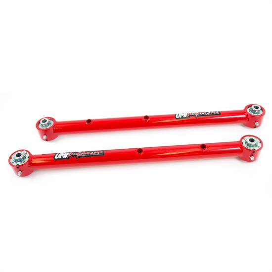 UMI 4040-R 64-72 A-Body Rear Lower Control Arms Roto-Joint, Red