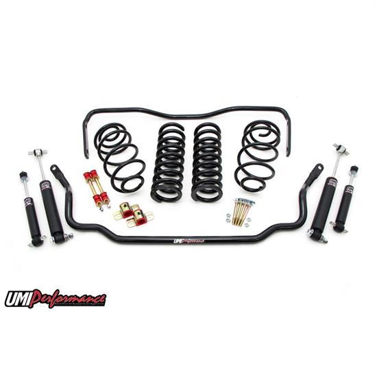 UMI ABF801-2-B 68-72 A-Body Stage 1 Kit, 2 Inch Lowering, Black