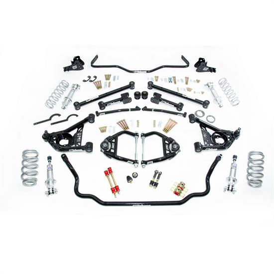 UMI ABF804-1-B 68-72 A-Body Stage 2 Kit, Coilovers, 450lb, Black