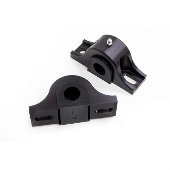 UMI 90045-B Billet Aluminum Rear Sway Bar Mounts 7/8 Inch, Black