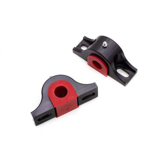 UMI 90045-R Billet Aluminum Rear Sway Bar Mounts 7/8 Inch, Red