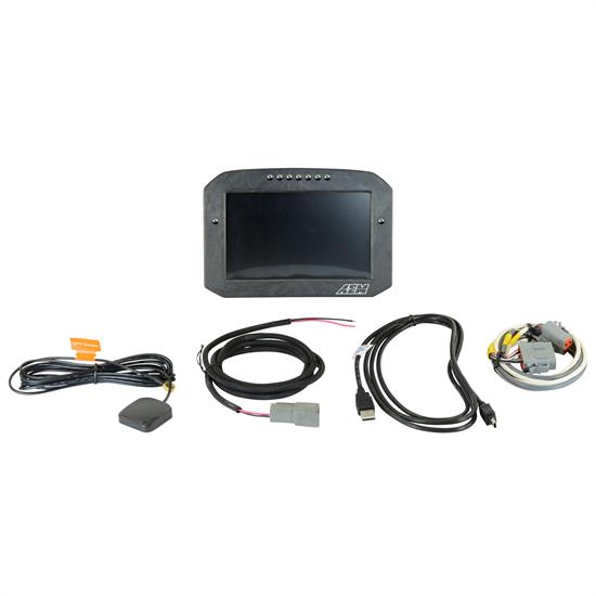 AEM 30-5702F CD-7FG Carbon GPS-Enabled Flat Panel Digital Dash