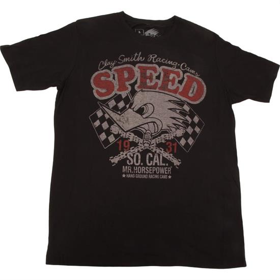 Clay Smith Cams Mr. Horsepower Speed Black T-Shirt