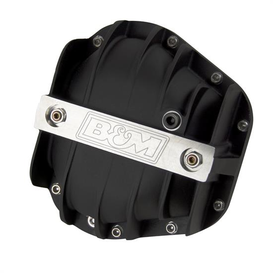 B&M 11314 Differential Cover - Dana 60/70 - Extra Capacity - BLK