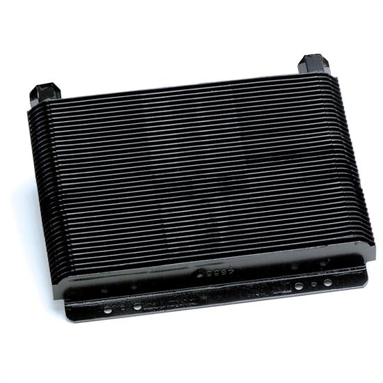 B&M 70266 Oil Cooler, Supercooler Medium NPT Fittings, Plate Type