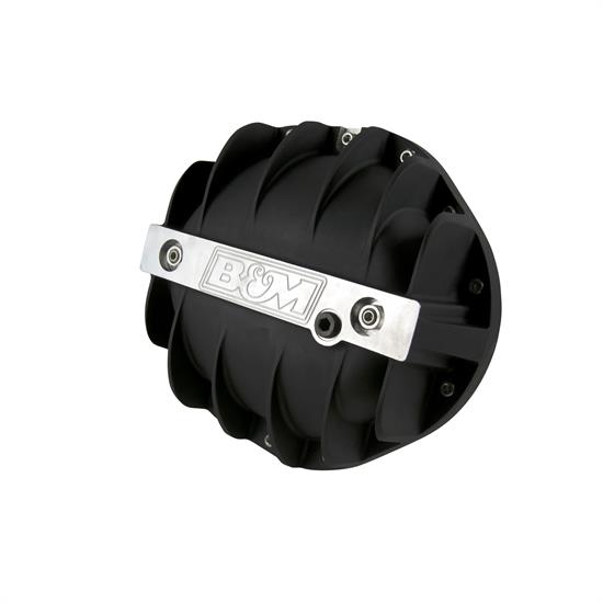B&M 71505 Cast Aluminum Differential Cover for GM 9.5" - BLK