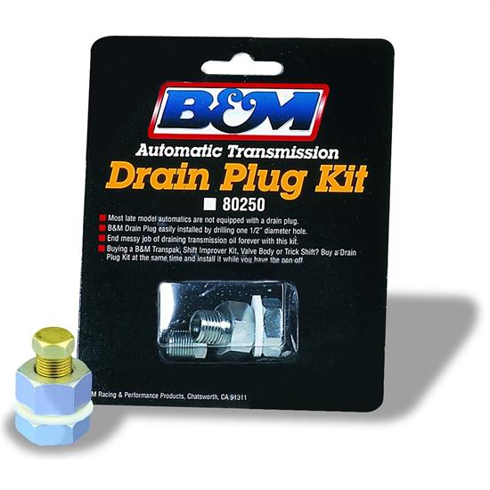 B&M 80250 Drain Plug Kit - Universal