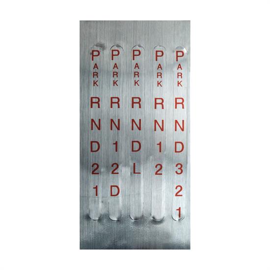 B&M 80847 Replacement Indicator Decal w/ Reverse/Standard Pattern