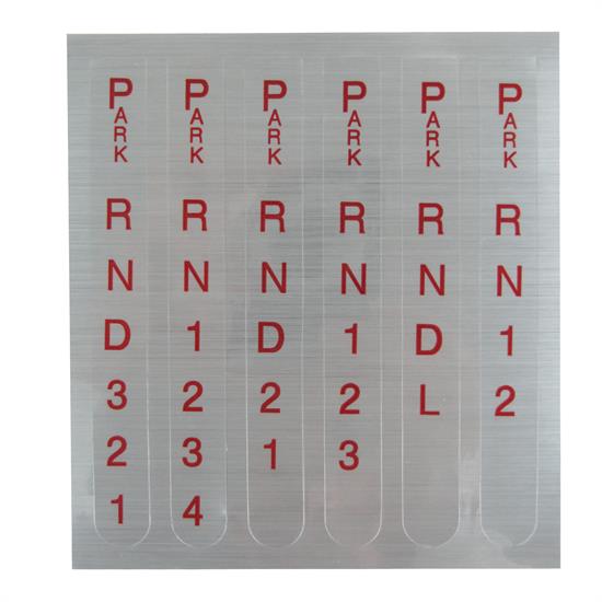 B&M 80848 Replacement Indicator Decal, Pro Ratchet